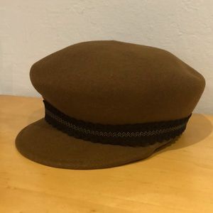 Vintage Wool Bollman Greek Fisherman Cap Size M